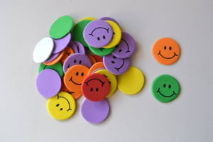 Image of Foam Shapes - Smiley Faces 8gms
