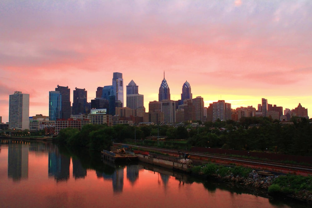 Image of Beautiful Philadelphia Skyline Print