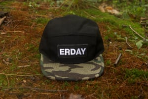 Image of Camo Brimmed 5 Panel Hat