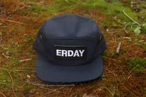 Image of Navy Blue 5 Panel Hat