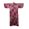 Silk Kimono (Magenta & Grey Bamboo)