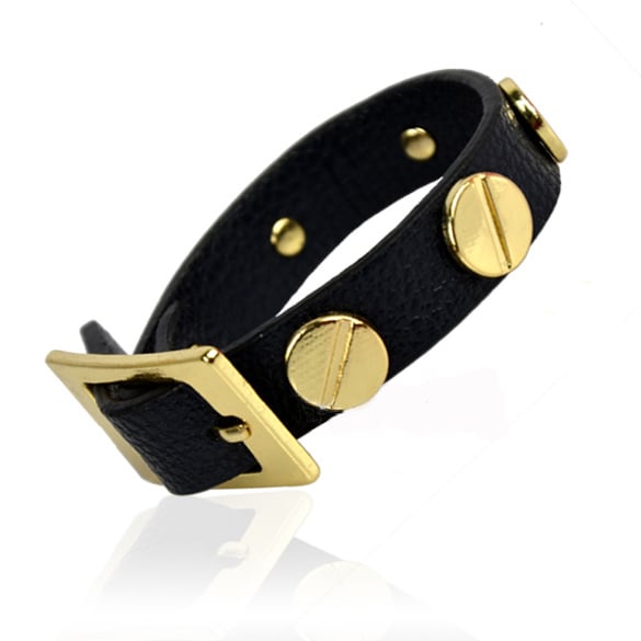 Image of Black studded bracelet