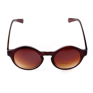 Image of SALE Brown round sunglasses