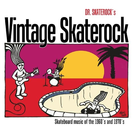 Image of Vintage Skaterock Book - Skateboard Music of the 1960´s and 1970´s