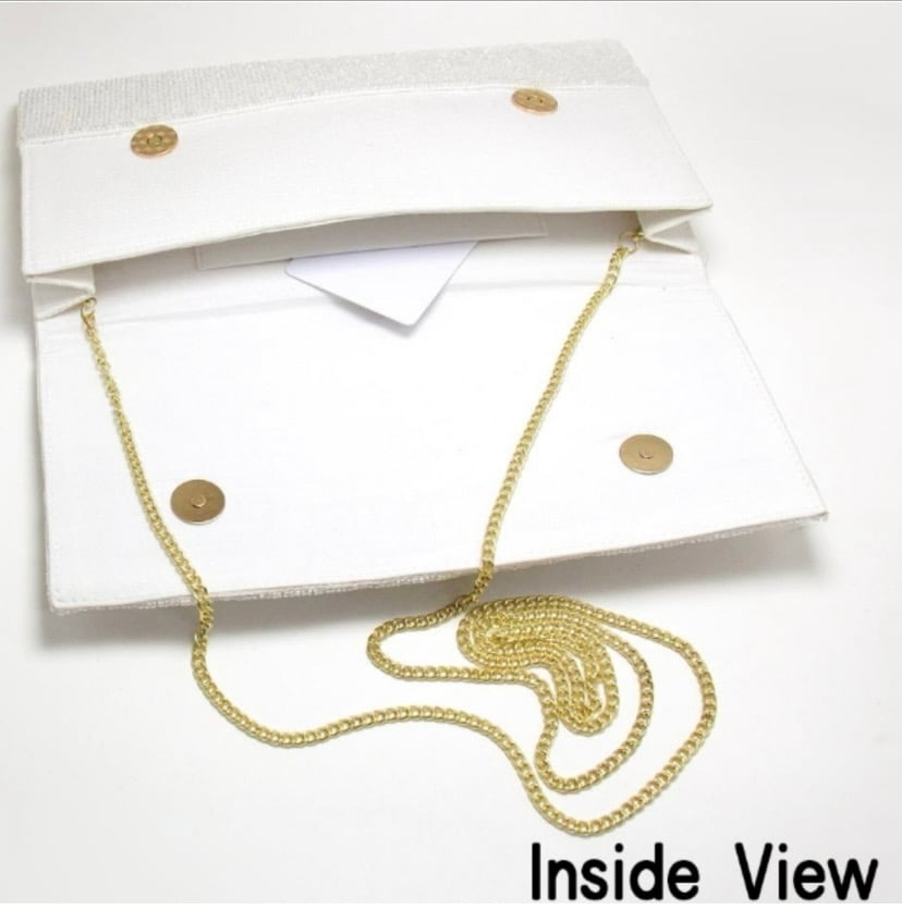 Image of Beaded Smile Clutch /Crossbody Bag