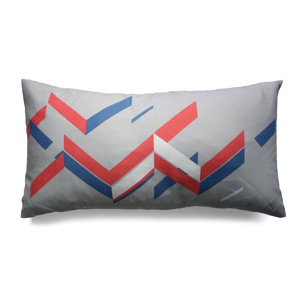 Image of Abstract Arrow Pillow 