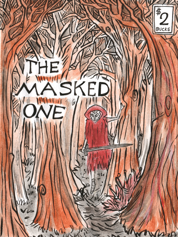 Image of First "The Masked One" Comic