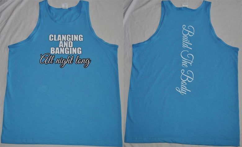 Image of CLANGING AND BANGING (Carolina blue)