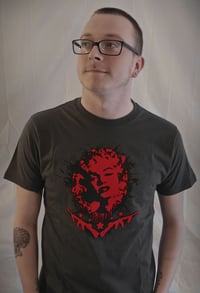 Image 2 of Ladies Or Unisex "Lady Killer"-Charcoal Tee