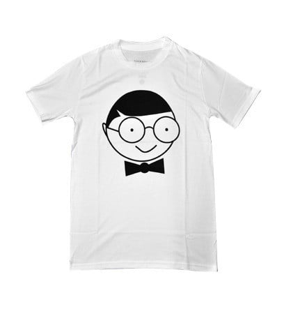 Image of Brand print T-shirt (White)