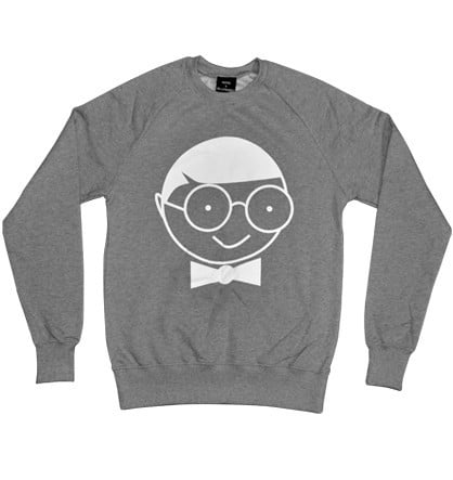 Image of Brand print Sweatshirt (grey)
