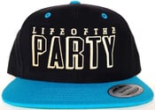 Image of Life of the Party Snapback Black/Teal