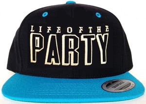 Image of Life of the Party Snapback Black/Teal