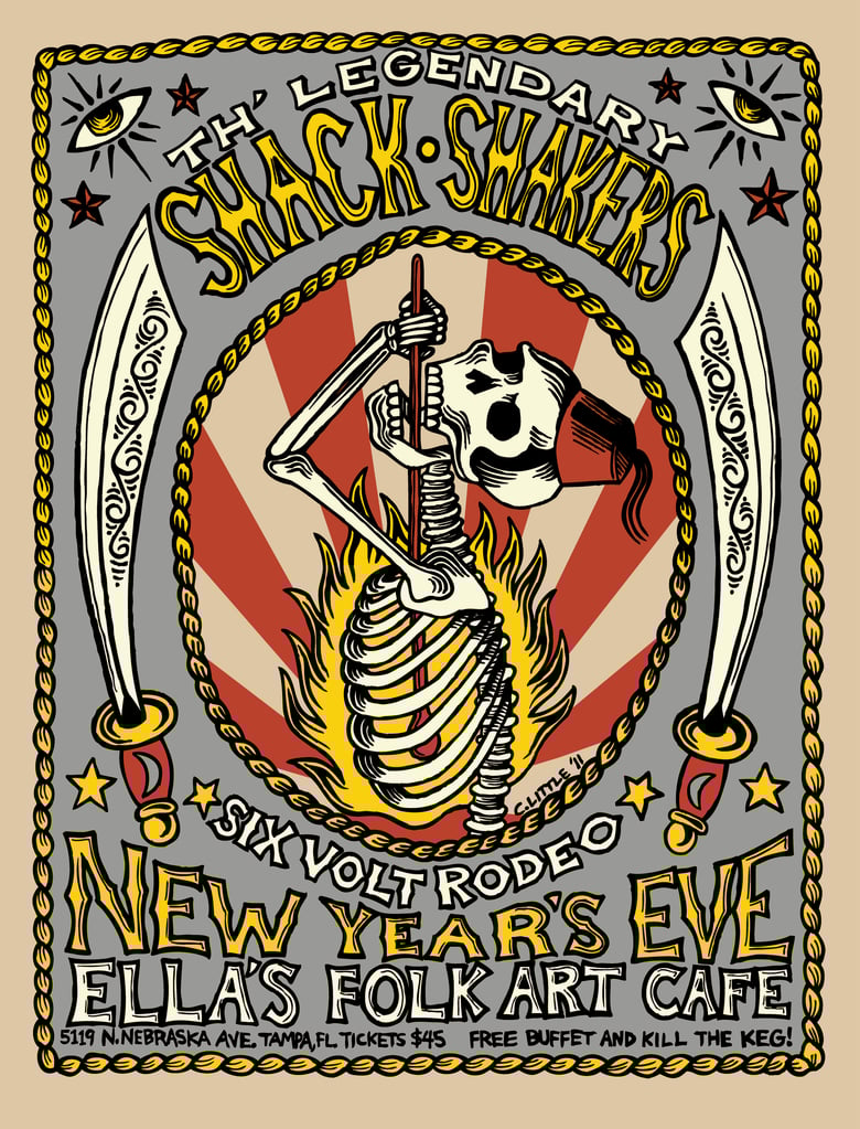 Image of Th' Legendary Shack Shakers poster New Year's Eve  