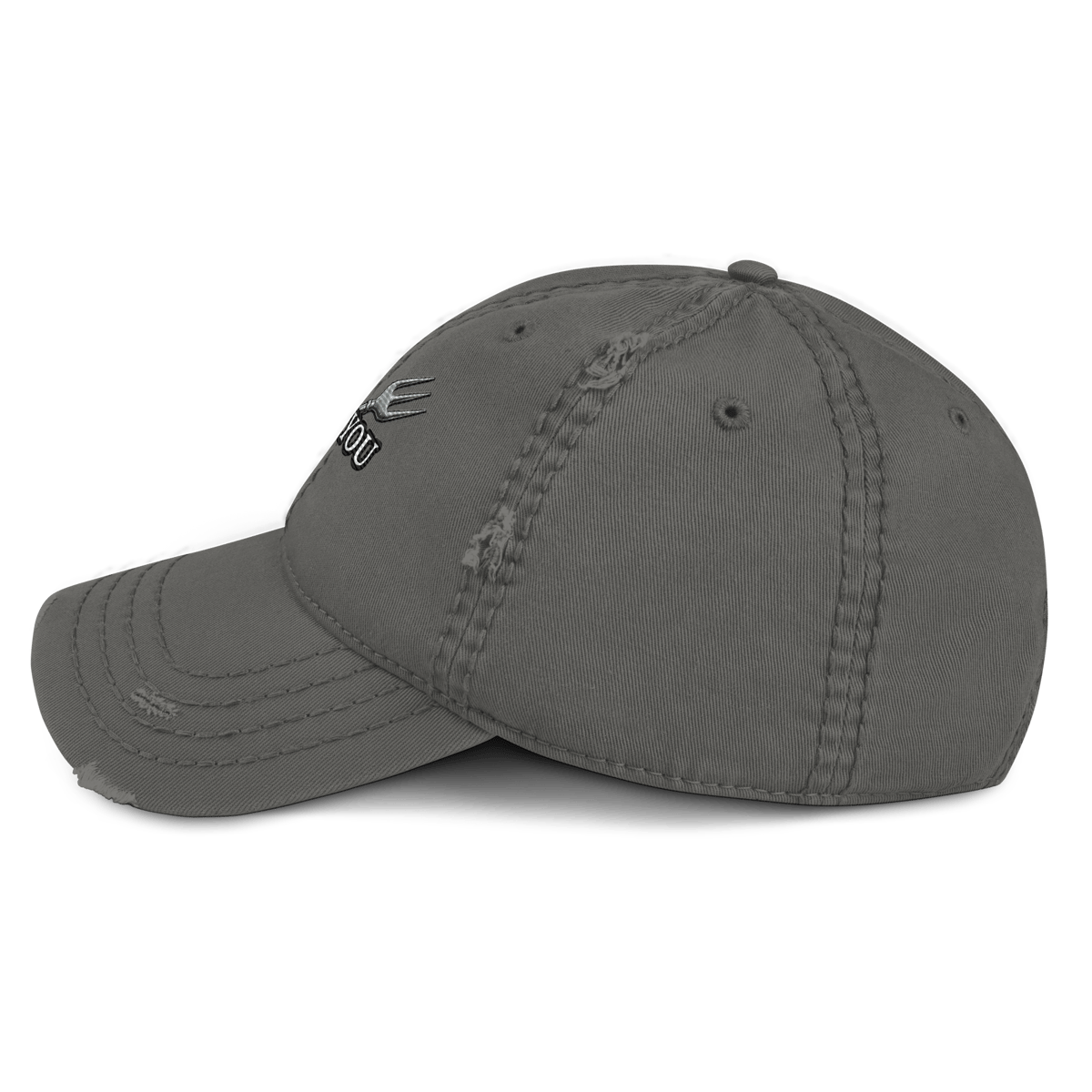 FORK YOU Distressed Dad Hat | how2escape FORK YOU Distressed Dad Hat | how2escape