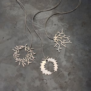Image of Wreath + Coral Pendants
