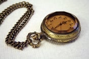 Image of Amber Alice Pocket Watch Necklace