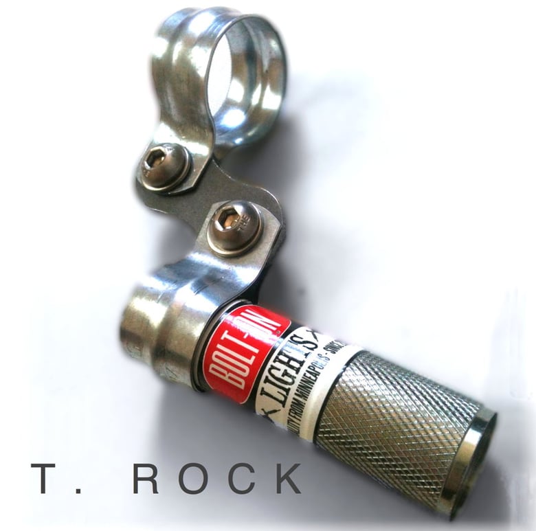 Image of T. ROCK 9 LED THEFT-DETERRENT BICYCLE LIGHT (Nickel/Stainless)