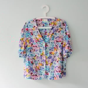 Image of Floral blouse: M/L
