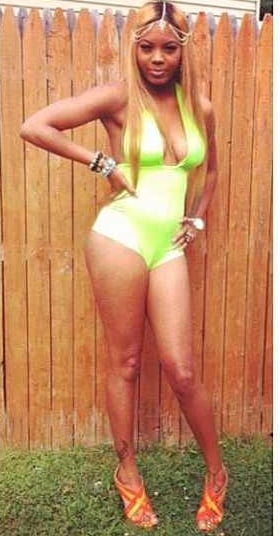 Image of High Waisted Halter Swimsuit