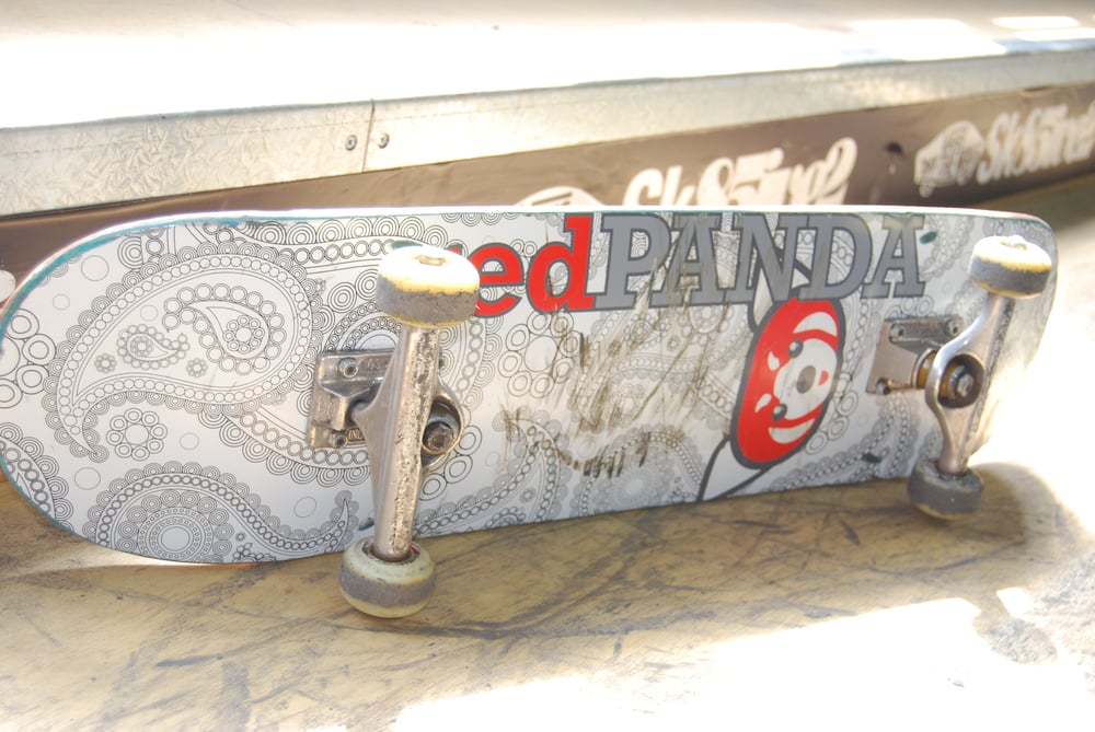 Image of RedPanda Paisley White Icon Deck