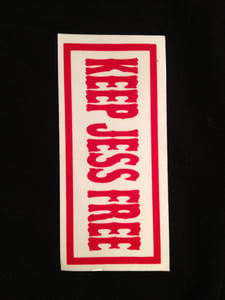 Image of Keep Jess Free Sticker