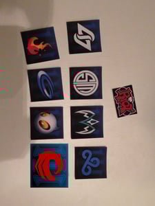 Image of NA LCS TEAM LOGO STICKERS