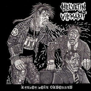 Image of Helvetin Viemärit - Kauhea Melu Oksennus 7''EP