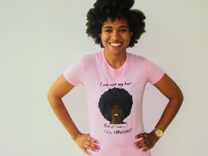 Image of I AM NOT MY HAIR-Light Pink