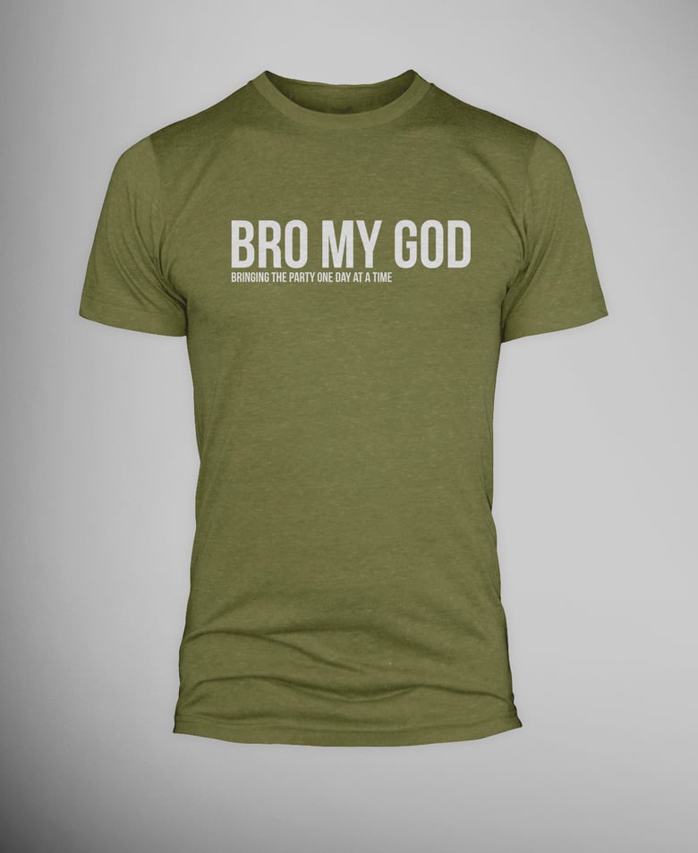 Image of Military Bro My God T-shirt