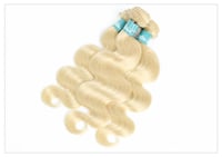 Image 9 of Blonde Brazilian Body Wave Hair Extensions – Remy Human Hair Weave Bundles