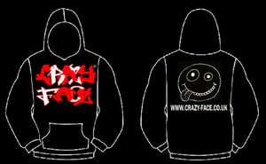 Image of CRAZY FACE HOODIE