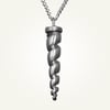 Unicorn Horn Necklace, Sterling Silver