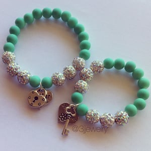 Image of Matte beads Mommy & Me Double Charms Set