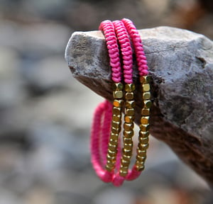 Image of The Pink Licorice Bracelet 