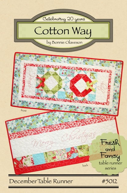 Cotton Way — December - Fresh and Fancy Paper Pattern #5012