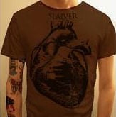 Image of Heart tshirt - black brown