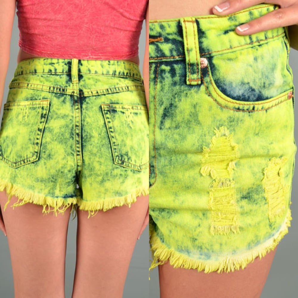 Image of "Glow Me" Neon Shorts