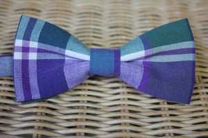 Image of Roulette (Purple, Teal, Green) -Bow Tie