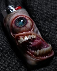 Image 15 of Custom lighter sleeve, lighter cover, Fits regular size bic lighters, OOAK | ver.1