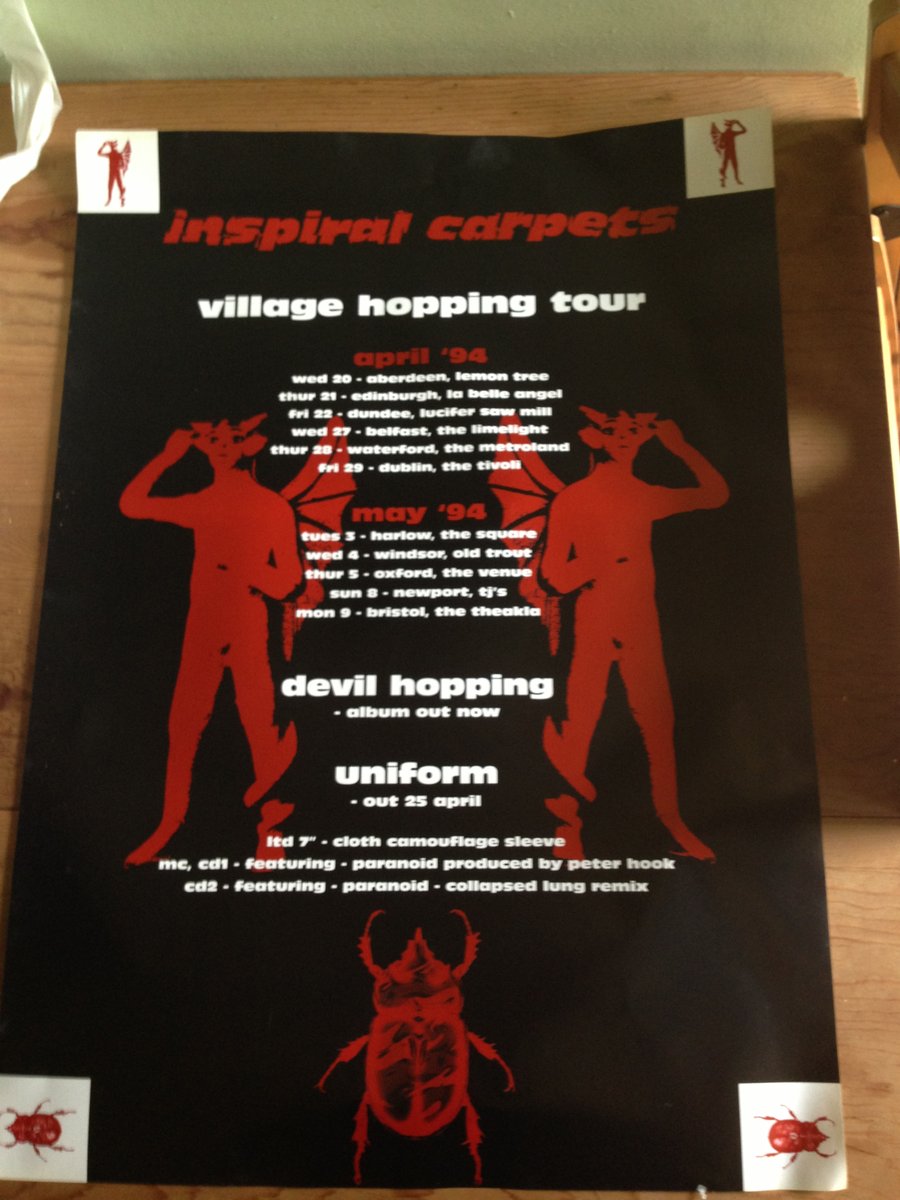 inspiral carpets tour poster