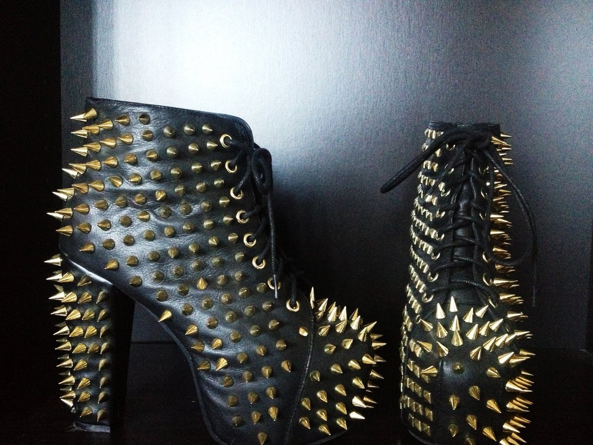 Pandora s Eyes Jeffrey Campbell Lita Spike 2 Gold