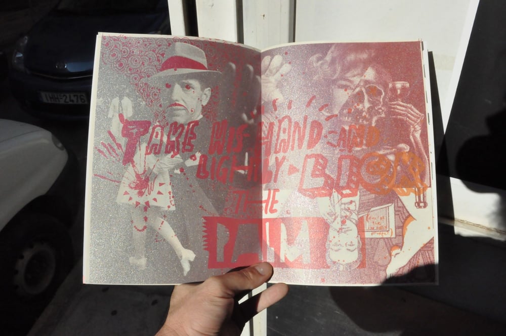 "Manual" silkscreened zine 