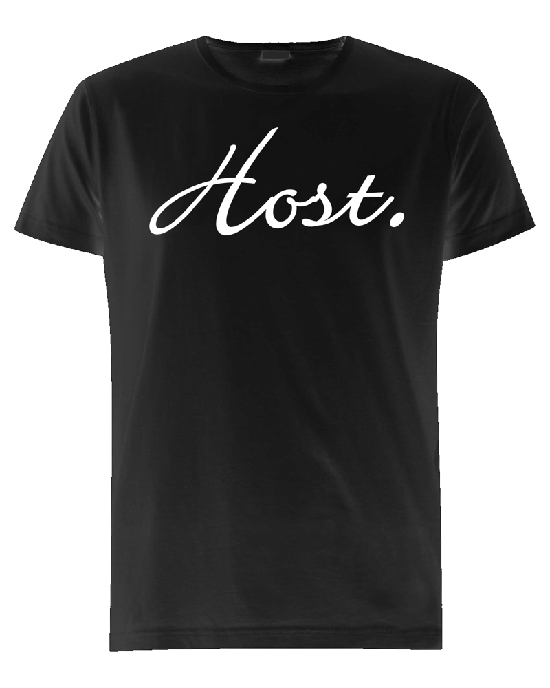 Image of Host. T-Shirt (Black)