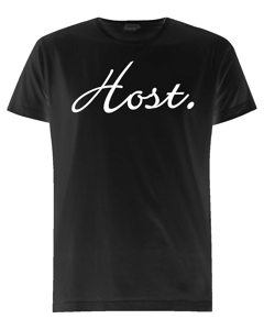 Image of Host. T-Shirt (Black)