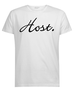 Image of Host. T-Shirt (White)