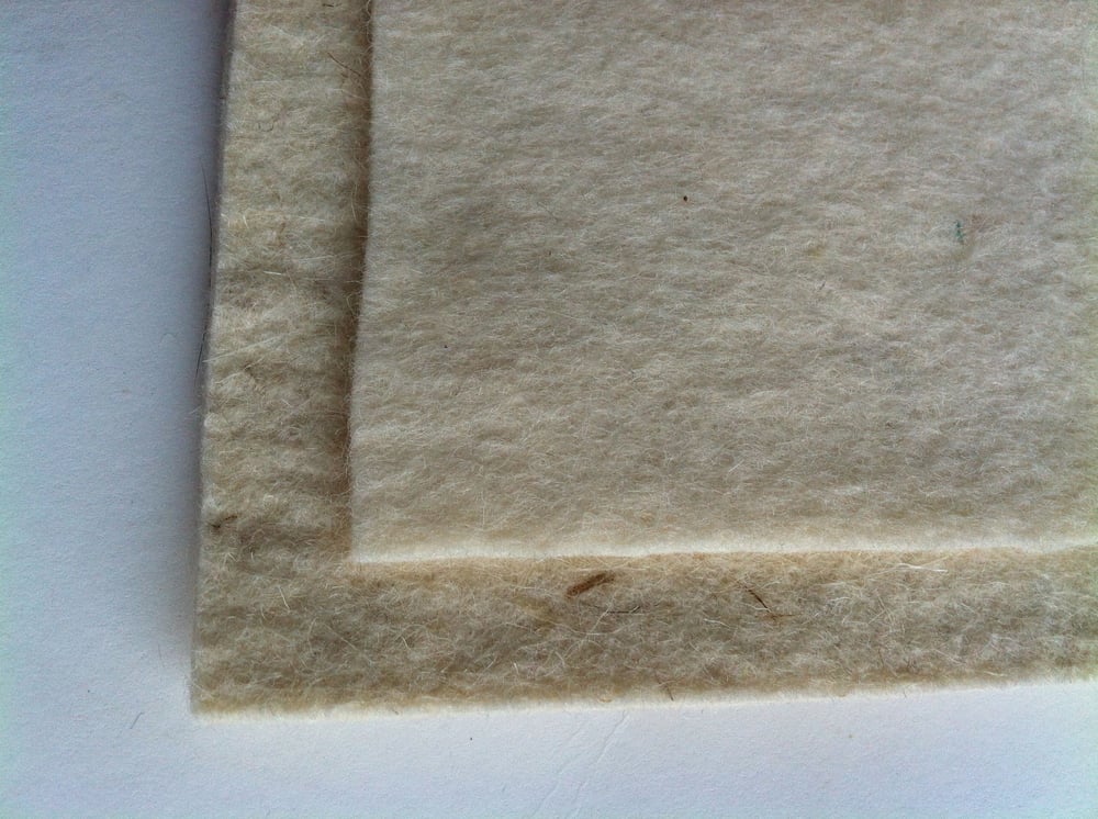 Alice Fox — Wool felt backing samples