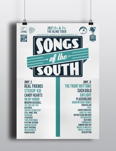 Image of Songs of the South Festival Poster