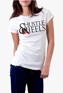 Image of Hustle and Heels Logo Baby Tee 