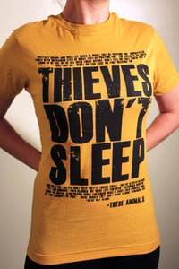 Image of "Thieves Don't Sleep" - Lyric Tee